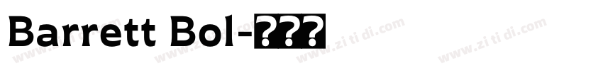 Barrett Bol字体转换